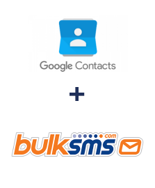 Integration of Google Contacts and BulkSMS