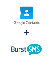 Integration of Google Contacts and Burst SMS