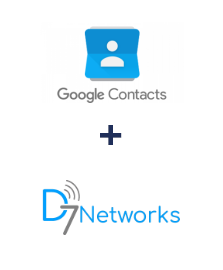 Integration of Google Contacts and D7 Networks