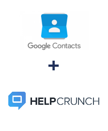 Integration of Google Contacts and HelpCrunch