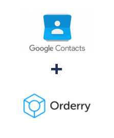 Integration of Google Contacts and Orderry