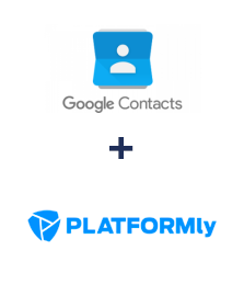 Integration of Google Contacts and Platformly Integration of Google Contacts and Platformly