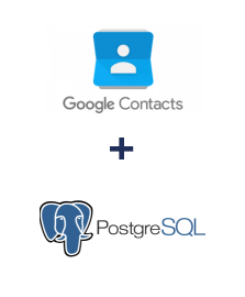 Integration of Google Contacts and PostgreSQL