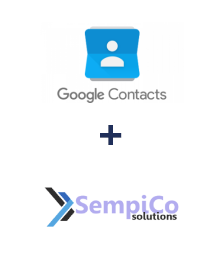 Integration of Google Contacts and Sempico Solutions