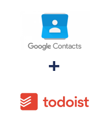 Integration of Google Contacts and Todoist