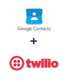 Integration of Google Contacts and Twilio