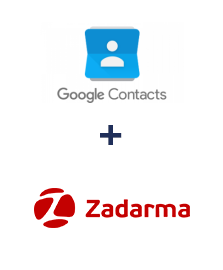 Integration of Google Contacts and Zadarma