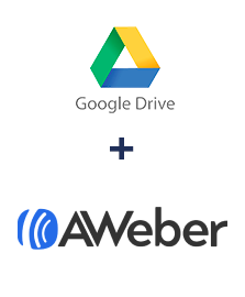 Integration of Google Drive and AWeber