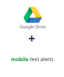 Integration of Google Drive and Mobile Text Alerts