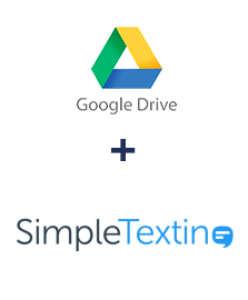 Integration of Google Drive and SimpleTexting