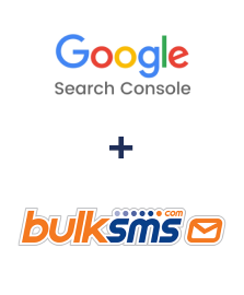 Integration of Google Search Console and BulkSMS
