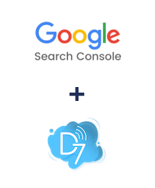 Integration of Google Search Console and D7 SMS