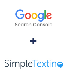 Integration of Google Search Console and SimpleTexting
