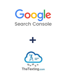 Integration of Google Search Console and TheTexting