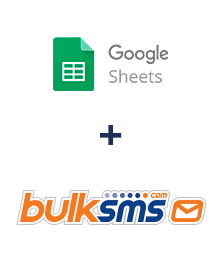 Integration of Google Sheets and BulkSMS