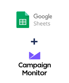 Integration of Google Sheets and Campaign Monitor