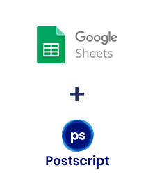 Integration of Google Sheets and Postscript