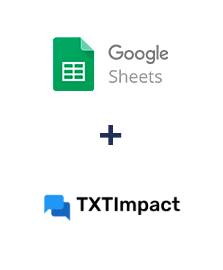 Integration of Google Sheets and TXTImpact