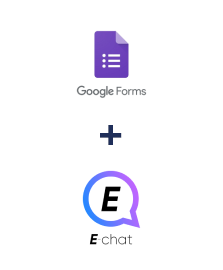Integration of Google Forms and E-chat
