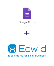 Integration of Google Forms and Ecwid