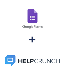 Integration of Google Forms and HelpCrunch