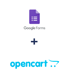 Integration of Google Forms and Opencart