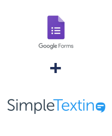 Integration of Google Forms and SimpleTexting