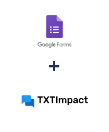 Integration of Google Forms and TXTImpact