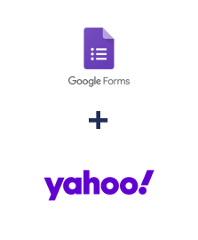 Integration of Google Forms and Yahoo!
