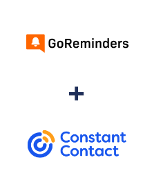 Integration of GoReminders and Constant Contact