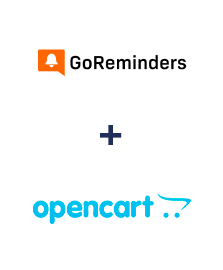 Integration of GoReminders and Opencart