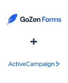 Integration of GoZen Forms and ActiveCampaign