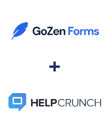 Integration of GoZen Forms and HelpCrunch