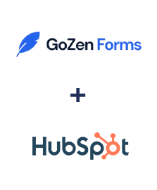 Integration of GoZen Forms and HubSpot