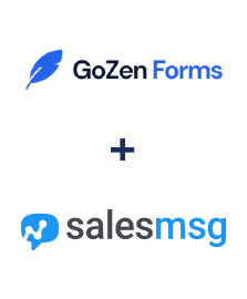 Integration of GoZen Forms and Salesmsg