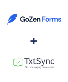 Integration of GoZen Forms and TxtSync