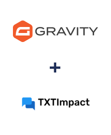 Integration of Gravity Forms and TXTImpact
