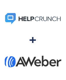 Integration of HelpCrunch and AWeber