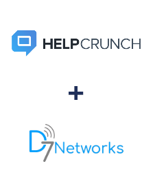 Integration of HelpCrunch and D7 Networks