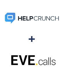 Integration of HelpCrunch and Evecalls