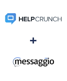Integration of HelpCrunch and Messaggio