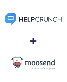 Integration of HelpCrunch and Moosend