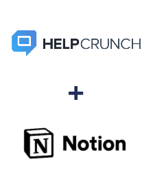 Integration of HelpCrunch and Notion