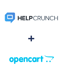Integration of HelpCrunch and Opencart