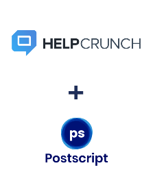Integration of HelpCrunch and Postscript