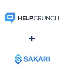 Integration of HelpCrunch and Sakari