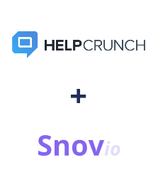 Integration of HelpCrunch and Snovio
