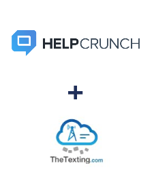 Integration of HelpCrunch and TheTexting