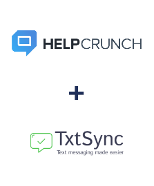 Integration of HelpCrunch and TxtSync