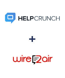 Integration of HelpCrunch and Wire2Air